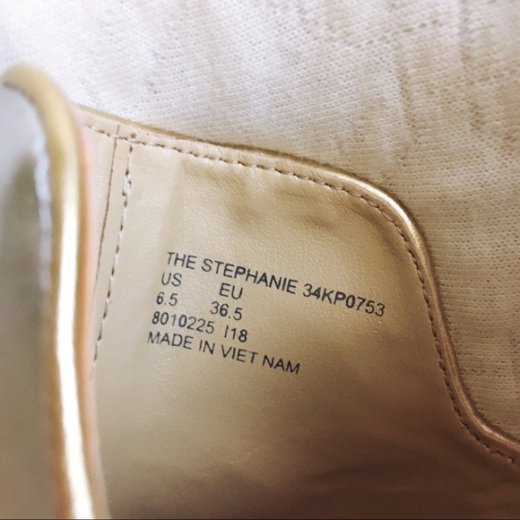 Katy Perry New Bow Gold Silver Slide Sandals 6.5 - Picture 6 of 6